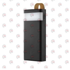 повербанк 20000 mAh, 2 USB выход, заряд через MicroUSB/Type-C, индикатор заряда