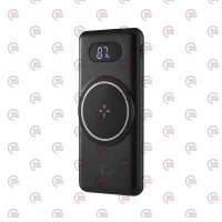 повербанк 10000 mAh, 2 USB выход, заряд через microUSB/Type-C, индикатор заряда