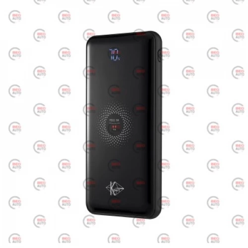 повербанк 20000 mAh, 2 USB выход, заряд через MicroUSB/Type-C, индикатор заряда
