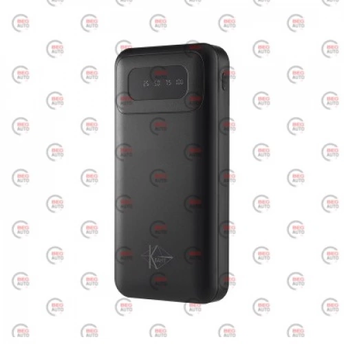 повербанк 20000 mAh, 2 USB вихід, заряд через MicroUSB/Type-C, індикатор заряду