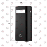 повербанк 30000 mAh, 2 USB выход, заряд через MicroUSB/Type-C, индикатор заряда