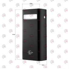 повербанк 30000 mAh, 2 USB выход, заряд через MicroUSB/Type-C, индикатор заряда