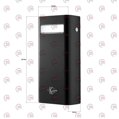 повербанк 30000 mAh, 2 USB вихід, заряд через MicroUSB/Type-C, індикатор заряду