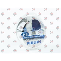 лампа H3 24V 70 W  PHILIPS MD Blue Vision (2шт)