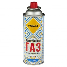 баллон газовый цанговый 227 г для горелки +40/-10°С  SIGMA  (выписывать кратно 4)  ОАЭ
