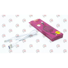 кабель для зарядки Avantis  USB - Micro USB,  1м, 3.0А  белый, круглый силиконовая оплетка QC+DT