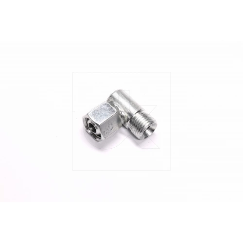 штуцер кутовий S 19 з гайкою (ДК)