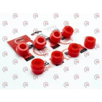 втулка амортиз. 2101,М  зад. полиуретан красн. (BEG-LINE)  8шт втулка амортиз. 2101,М  зад. полиуретан красн. (BEG-LINE)  8шт