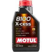 масло Motul 5W-30 8100 X-Cess (1л)
