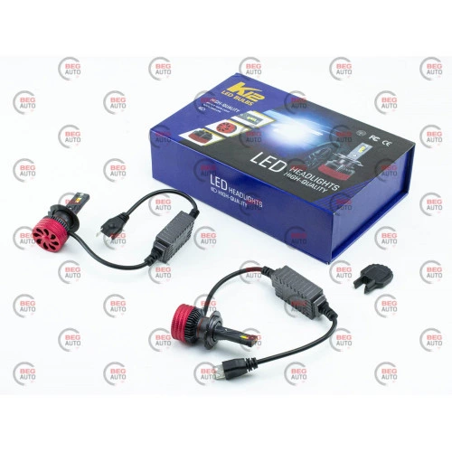 лампа LED H7 12V-24V K12Mini 6500K 35W радиатор + обманка