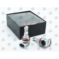 лампа LED H8/H9/H11/H16 12V-24V M3 silver 35W 6500K 6500L  радіатор