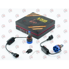лампа LED H8/H9/H11/H16 12V-24V 8 PLUS 6500K 40W радіатор +обманка