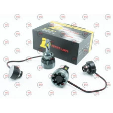 лампа LED D4 12V M18D 6000K 7000L 70W радиатор c вентилятором + обманка