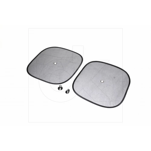 шторка солнцезащитная на присосках на бок прямоугольная  2шт х 44x38см  Dk