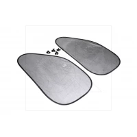 шторка сонцезахисна на присосках на бік коса  2шт х 65x38см  Dk