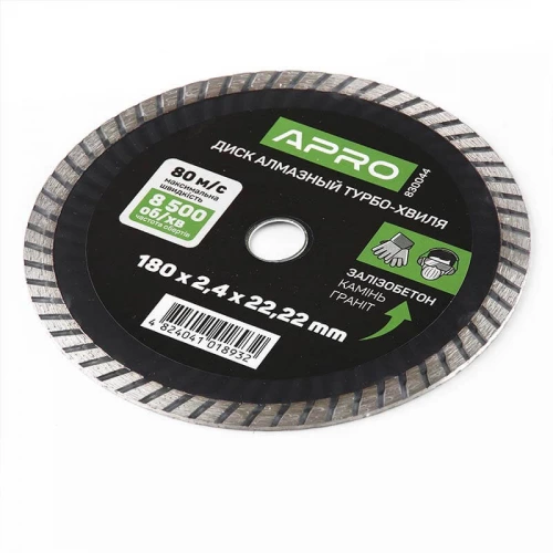круг відрізний по бетону 180 х 2,4 мм  Турбо-Хвиля