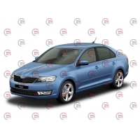 ветровик Skoda Rapid сед 2012-2019  (скотч) AV-Tuning