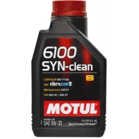 масло MOTUL  5W30   6100  SYN-CLEAN  (1л)