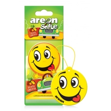 ароматизатор на зеркало сухой AREON Smile Dry Смайлик  "Фруктовый"