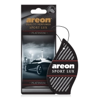 ароматизатор на дзеркало сухий AREON Лист Sport LUX  "Platinum" (копія)