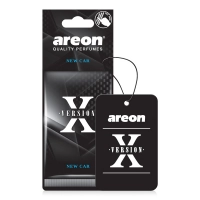 ароматизатор на дзеркало сухий AREON Лист "Х Premium"  "Нова машина"
