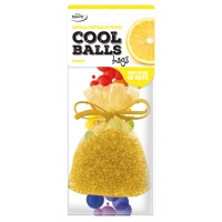ароматизатор на дзеркало сухий мішечок TASOTTI Cool Balls Bags  "Лимон"