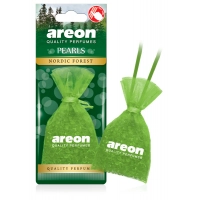 ароматизатор на дзеркало сухий мішечок AREON Pearls  "Nordic Forest"