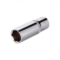 головка торцевая шестигранная удлиненная 3/8"  16 мм CrV