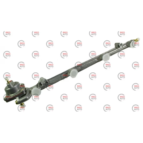 топливопровод 406 с ред.клапаном (алюмин.) корот.штуц (планка) Пекар