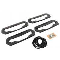 накладка під ручку дверей 2101-2106 (4шт) закрита пл. чорн. АРК