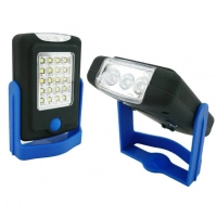 фонарь инспекционный  3 LED + 20 SMD, 3хAAA, магнит, крючок, на подставке с регулировкой