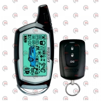 сигнализация двухсторонняя Sheriff ZX-1095  турботаймер, дистанционный запуска двиг.
