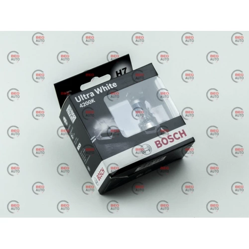 лампа H7 12V 55 W BOSCH Ulta White 4200K (2шт)