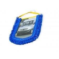 сувенир на зеркало "Вымпел Mercedes" прямоугольный (фото Буса, бахрома по бокам)