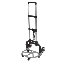 тележка ручная складная 400х390х1060мм, макс 70 кг, рег высоты, шнур 1.6м с крюками