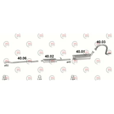 труба выхлопная 2410-3102 (гусь короткий) Polmo