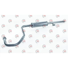 труба выхлопная 2410 с бачком (гусь длинный) Вироока