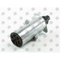 фишка прицепа грузовая метал 12-24В (папа) ISO 1185 socket  N type