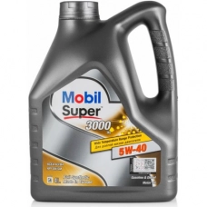 олива Mobil  5W-40 Super 3000 X1 SN/SM, A3/B4  (4л)