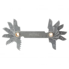 резьбомер метрический 12шт (0,5-3,0мм) Sigma