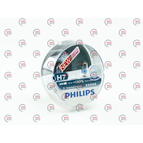 лампа H7 12V 55 W PHILIPS X-tremeVision+130% (2шт) new*************