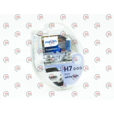 лампа H7 12V 55 W PHILIPS CristalVision 4300K (2шт)