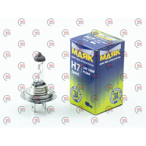 лампа H7 24V100 W Маяк