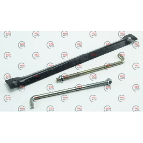 крепеж АКБ Газель (2 стойки+1 пластина)