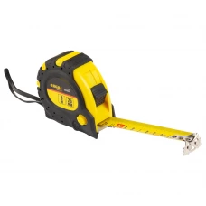 рулетка  8м x 25мм магнит, обрезиненная, стопор полотна + тормоз