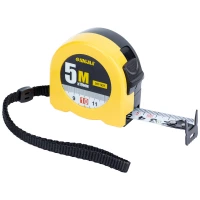 рулетка  5м x 19мм стопор полотна, пластик ABS