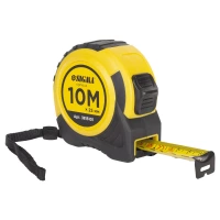 рулетка 10м x 25мм обрезиненная, стопор полотна
