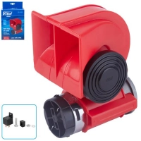 сигнал возд. улитка Nautilus 12V с компр. 2 тона красный Vitol сигнал возд. улитка Nautilus 12V с компр. 2 тона красный Vitol