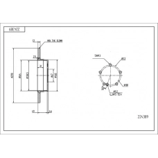 Диск гальмівний зад. MB E-Class (W210) (d290x12mm) 96->  (HART)