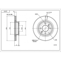 диск тормозной пер. Hyundai i20 08-> (d256x18mm)  (HART)